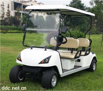  LEM-C4四人白色休闲电动高尔夫球车